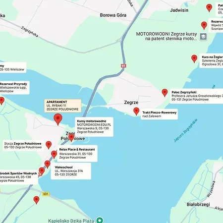 Warsaw Zegrze By The Water With A View